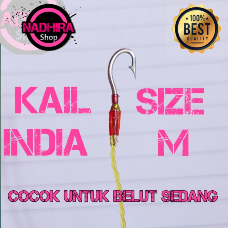 Kail Pancing Urek Belut Pancing Belut Kail India Size M