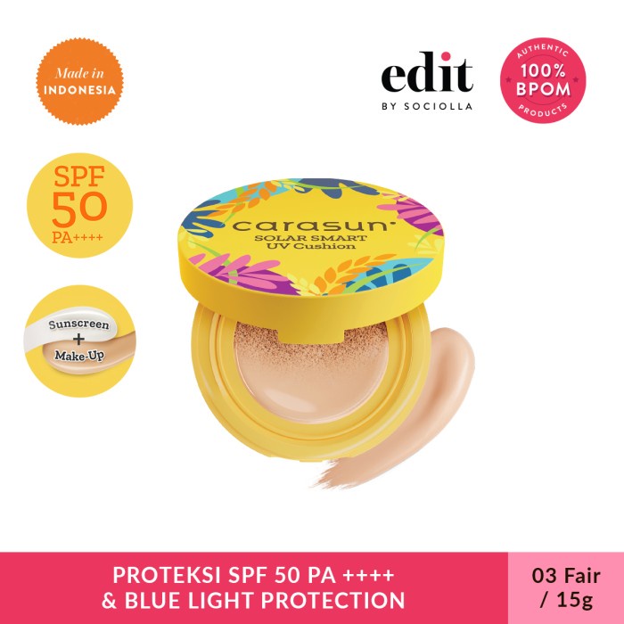 Carasun Solar Smart UV Cushion - 03 Fair - Edit by Sociolla