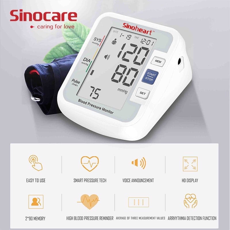 Tensimeter Digital Sinocare Type BA - 801 Garansi Resmi