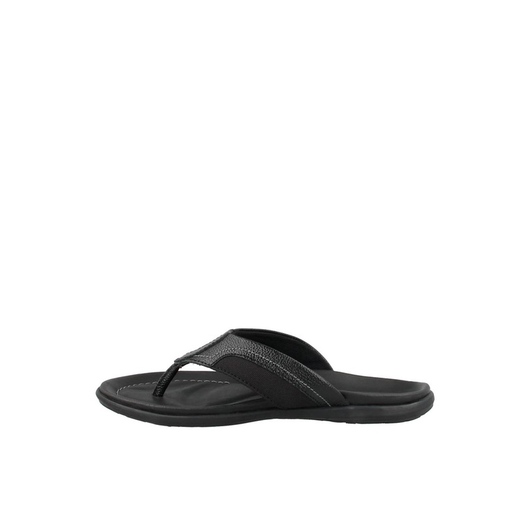 SANDAL JEPIT KULIT PAKALOLO PRIA ORIGINAL CASUAL ASLI BLACK PB41