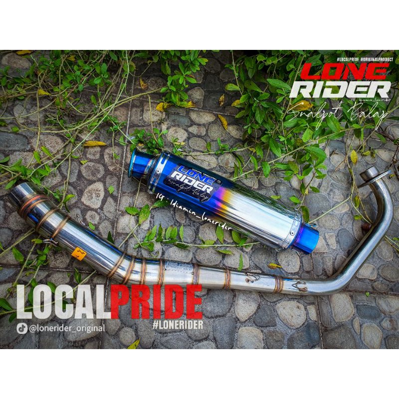 Lone Rider Original - RR Press Slencer Bluesand - NEW CBR 150R - NCB - NEW CB150R