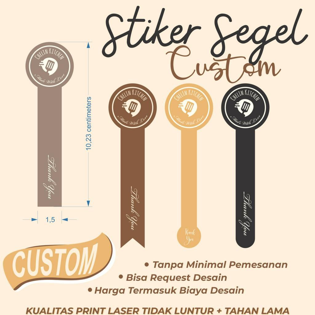

114 PCS STIKER SEGEL DESAIN STIKER LABEL MAKANAN