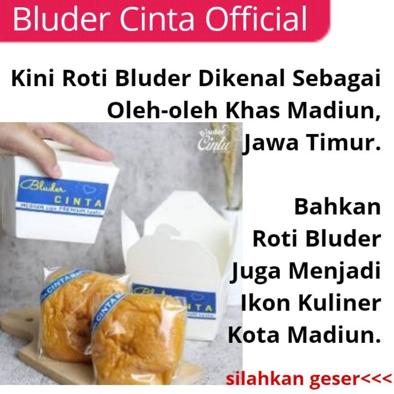 Paket Khusus Pengiriman Via GOSEND/GrabExpress Bluder Cinta Roti Asli Madiun Gojek Instan Kurir