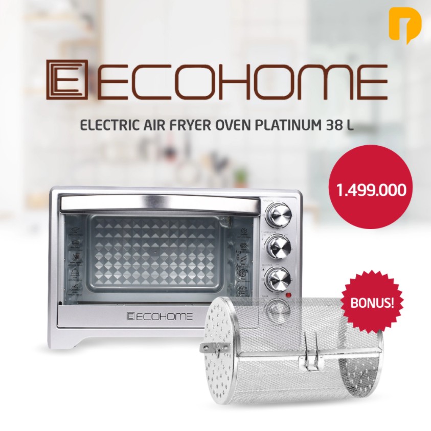 Microwave Elektrik Air Fryer Oven 38L Ecohome