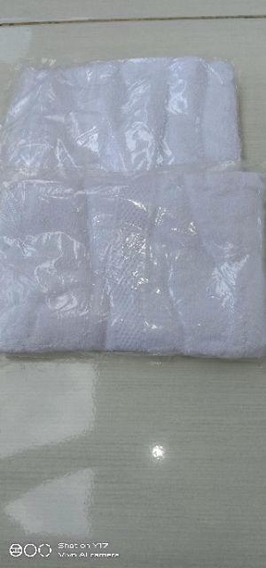 Handuk Putih Hotel Salon Pijat Refleksi Kaki 35x80