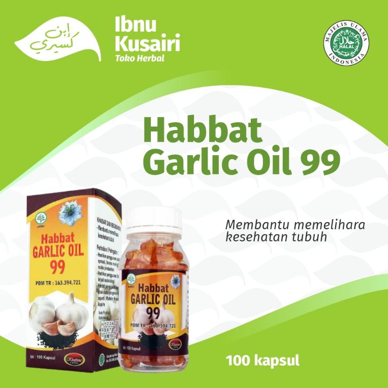 

Habbat Garlic Oil 99 100 Kapsul