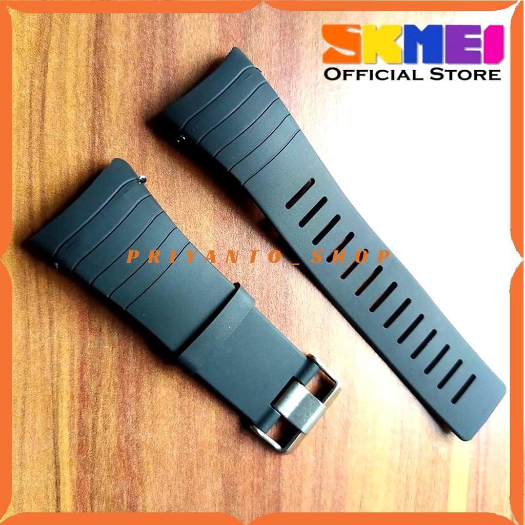 Strap Tali Jam Tangan Skmei 1992 SKMEI 1992 Hitam Rubber Skmei 1992 Hitam