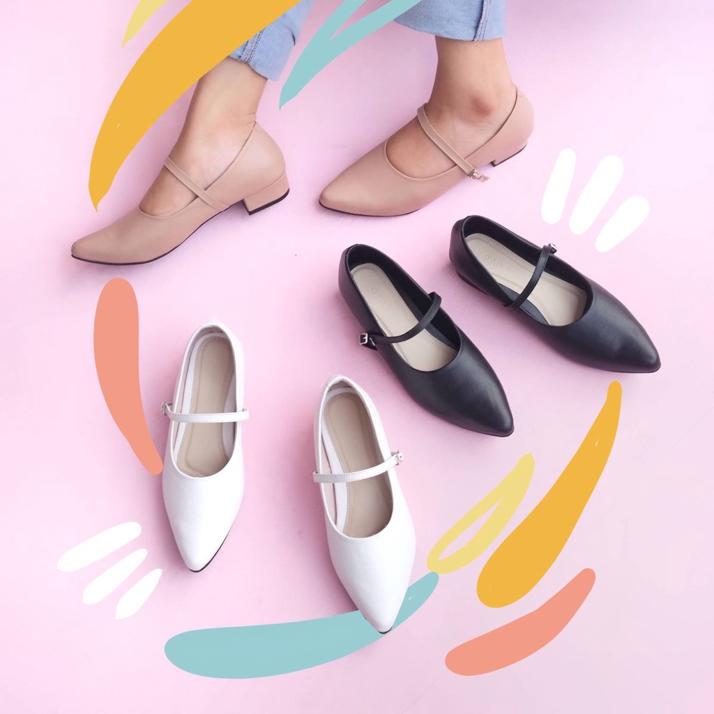 NA-BI SERIES LOMARI - Sepatu Heels Wanita