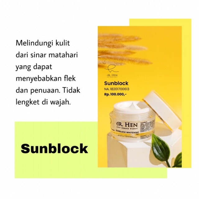 DR.HEN SKINCARE-Sunblock