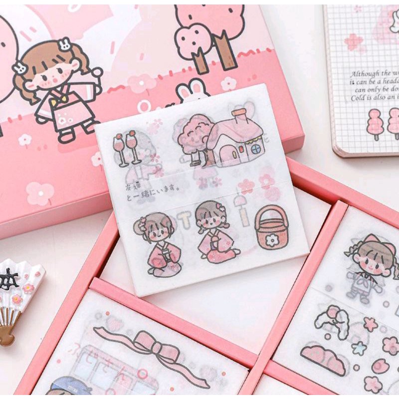 

stiker kertas jepang stiker kertas washi kawai stiker jurnal stiker stiker viral