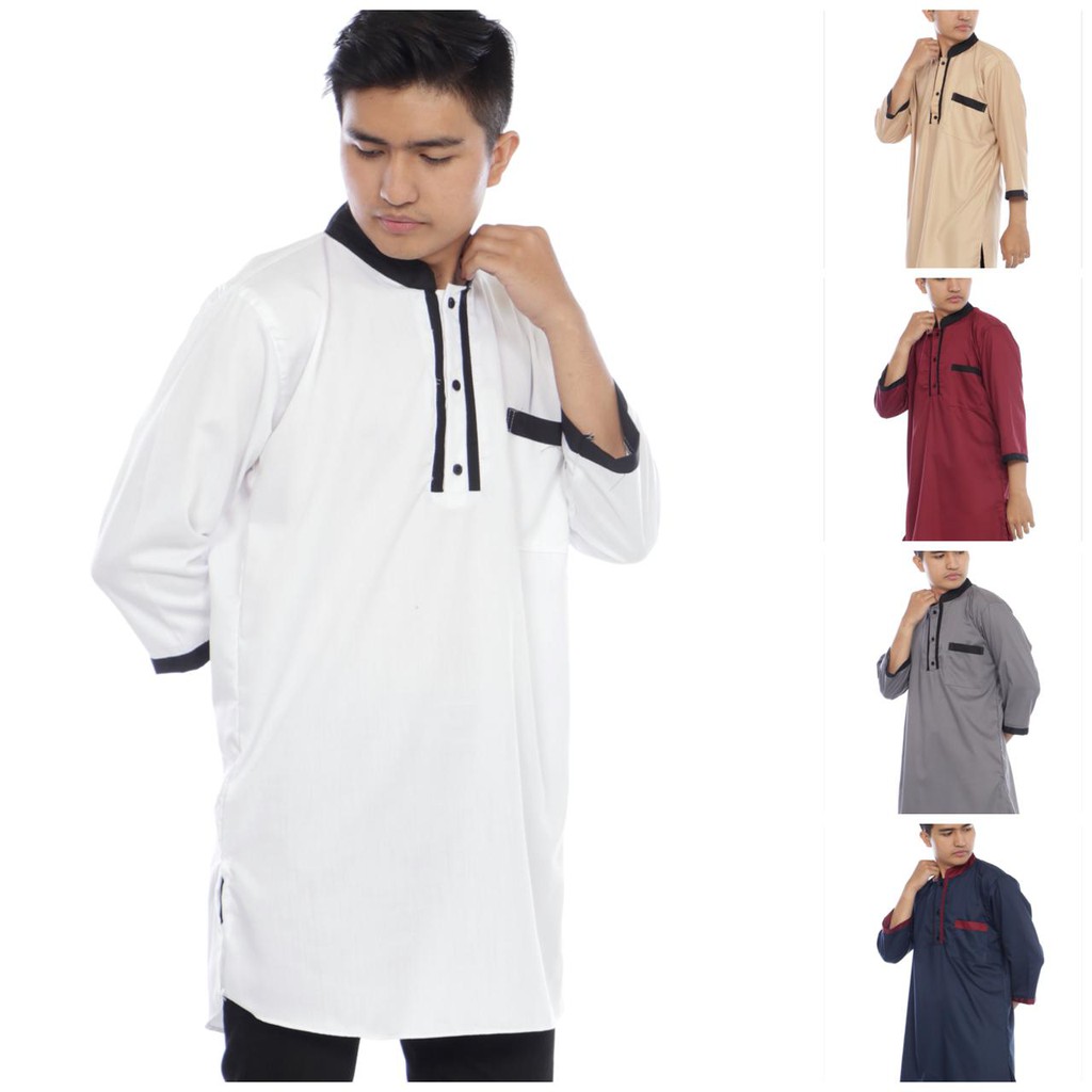 BAJU KOKO PRIA DEWASA KATUN TOYOBO PREMIUM KOKO MUSLIM COWO ATASAN LAKI LAKI LEBARAN