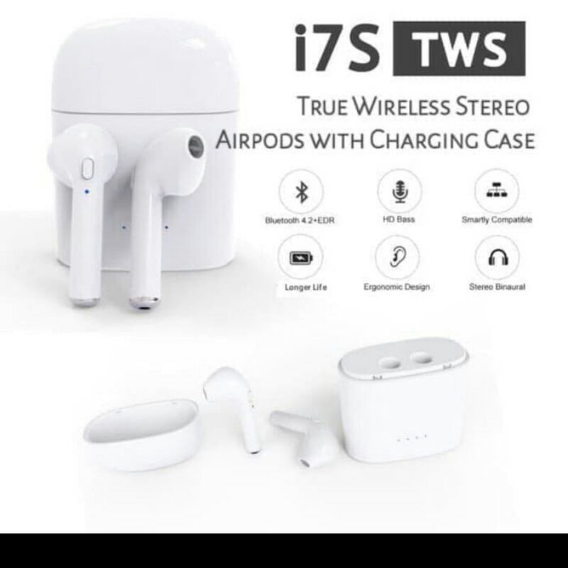 HANDSFREE HEADSET BLUETOOTH I7S WIRELESS BLUETOOTH