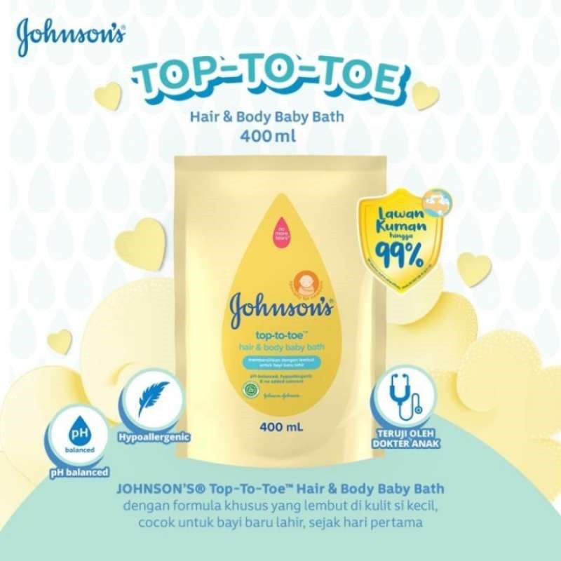 Johnson's Baby Top to Toe Wash Refill 400ml