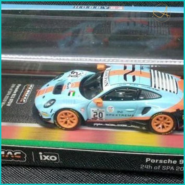 Ac - Tarmac Works 1/64 Porsche 911 Gt3 R 2019 24 Hours Of Spa Diecast Scale
