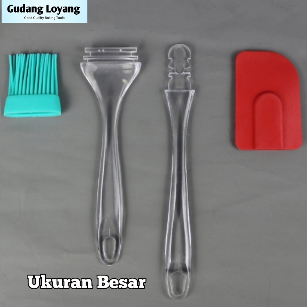 Spatula Set Kuas Spatula Kue Alat Dapur Kuas Silicone Set Kuas Loyang Silikon Murah