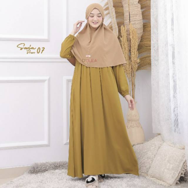OLEA GAMIS DAILY SOVIA DRESS POLOS BAJU MURAH