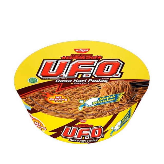

Nissin UFO Rasa Kari Pedas Mie Instant 88g