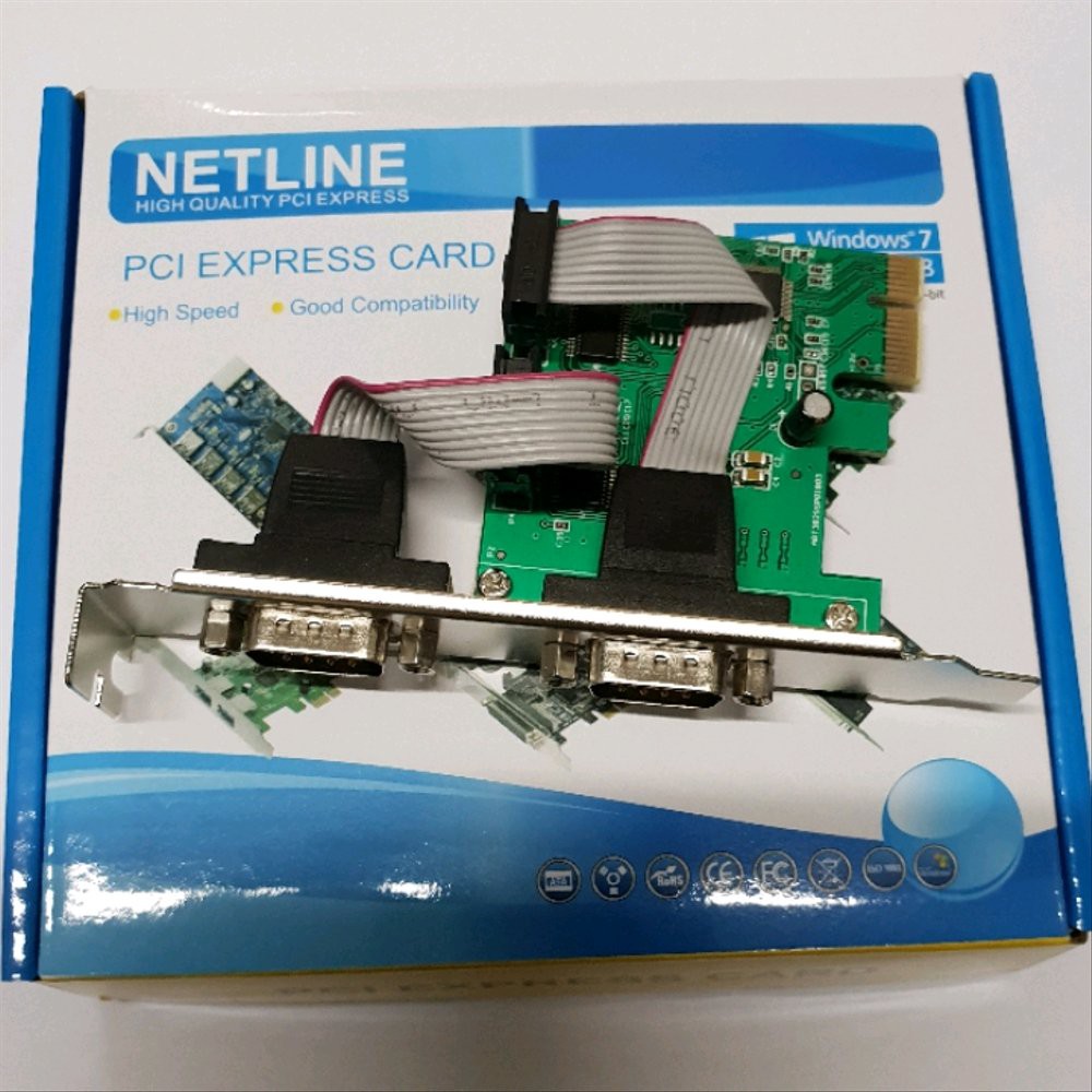 NETLINE PCI EXPRESS CARD TO 2 SERIAL