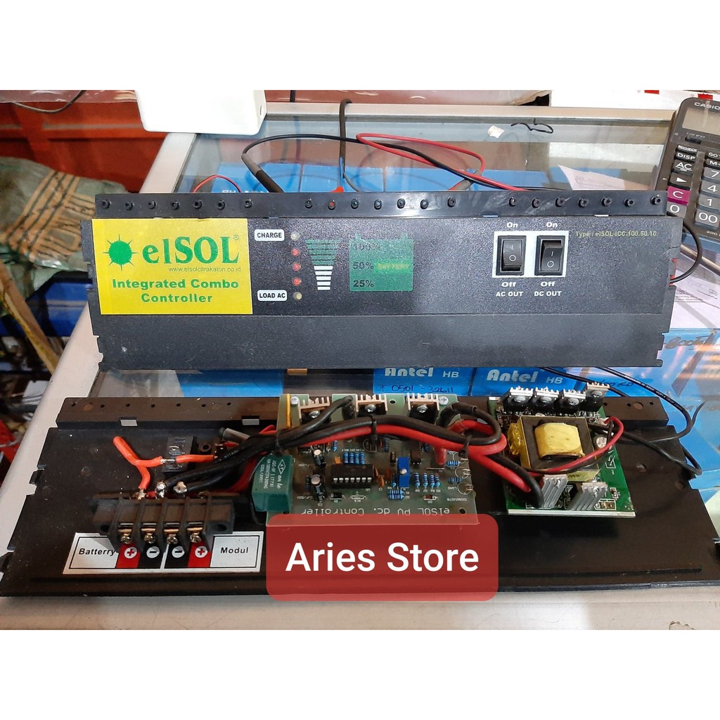 MODUL INVERTER 12V TO 220V 100w PLUS KONTROL CAS AKI