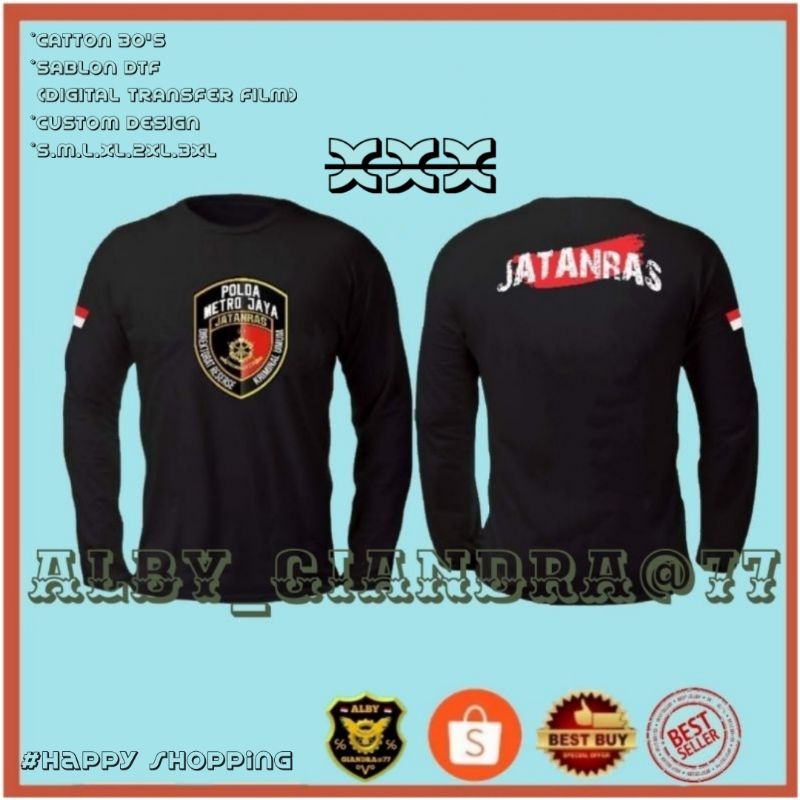 Kaos baju jatanras polda metro jaya
