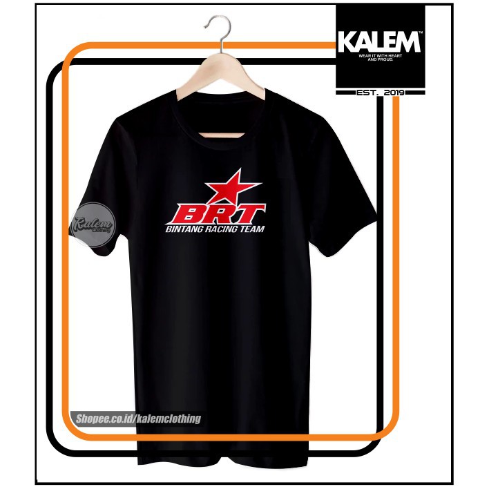 Kaos Baju BRT Racing Logo Kaos Otomotif Racing Murah - KALEMCLOTHING   -sarah