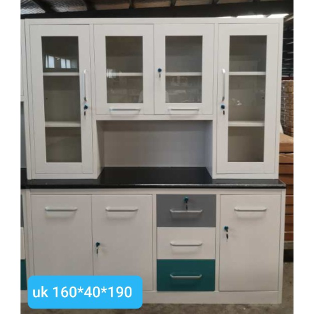 Lemari Sayur Besi 4 Pintu | Lemari Dapur | Medan