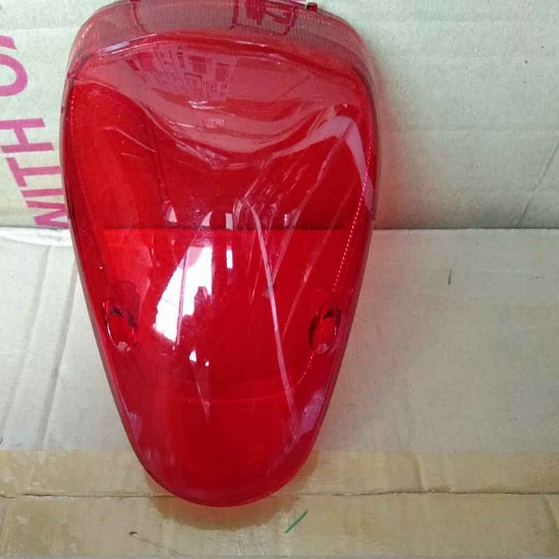 MIKA KACA LAMPU STOP BELAKANG HONDA SCOOPY KARBU SCOOPI LAMA OLD MERAH