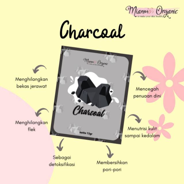 FACE MASK ORGANIC BLACK CHARCOAL