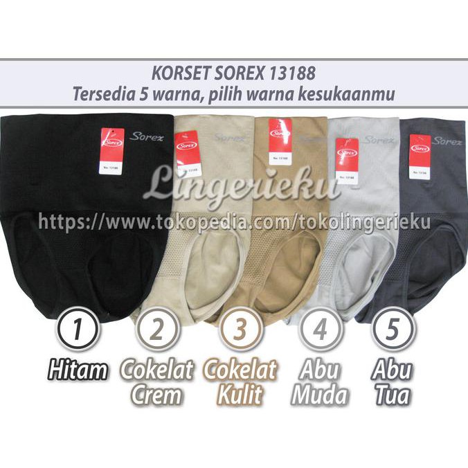 Terlarisseller# Celana Dalam Korset Wanita Sorex 13188 - Hitam