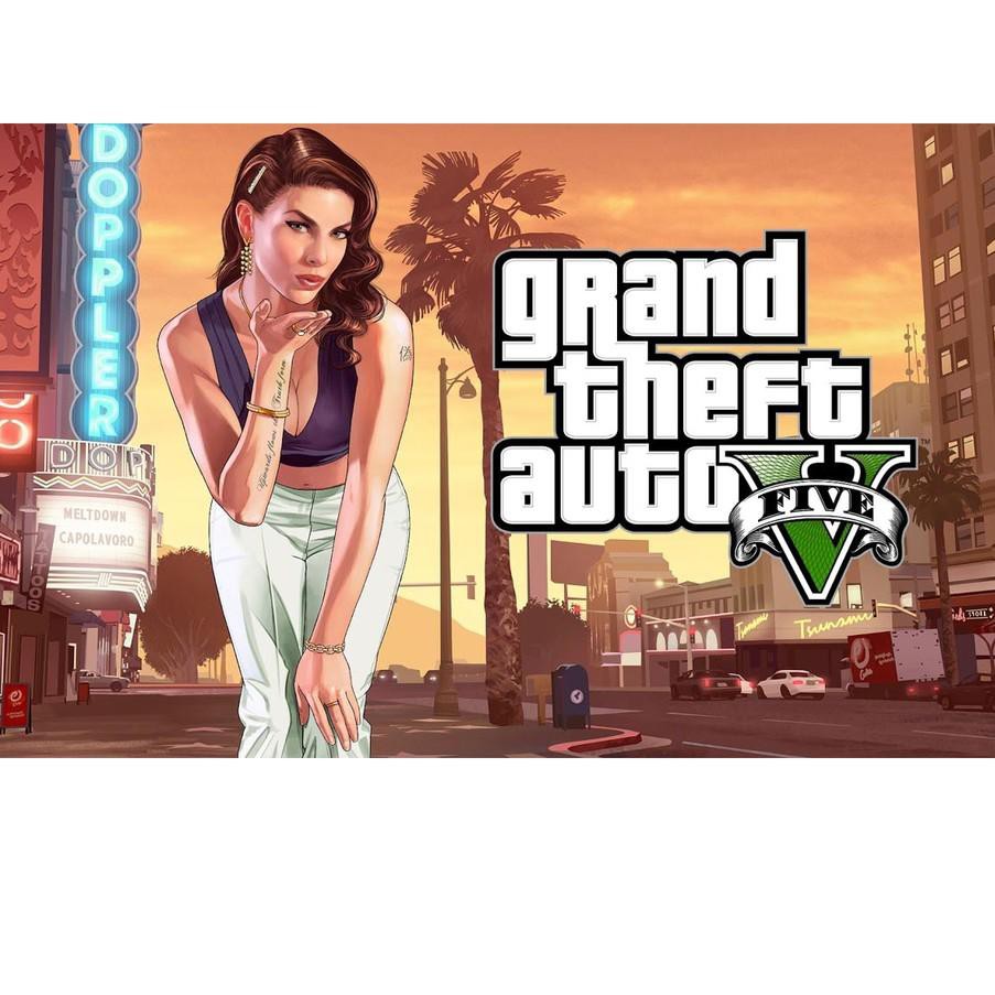 Bagus GTA V + new update v1.52 build 1.0.2189 - Grand Theft Auto 5 - DVD game PC . . .