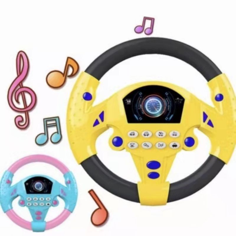 MAINAN ANAK MURAH STEERING WHEEL SETIR SETIRAN MOBIL SOUND EFFECT SETIR MOBIL ANAK