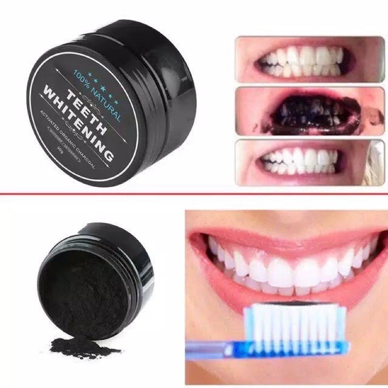 TEETH WHITENING ACTIVATED CHARCOAL POWDER / CHARCOAL BUBUK GIGI