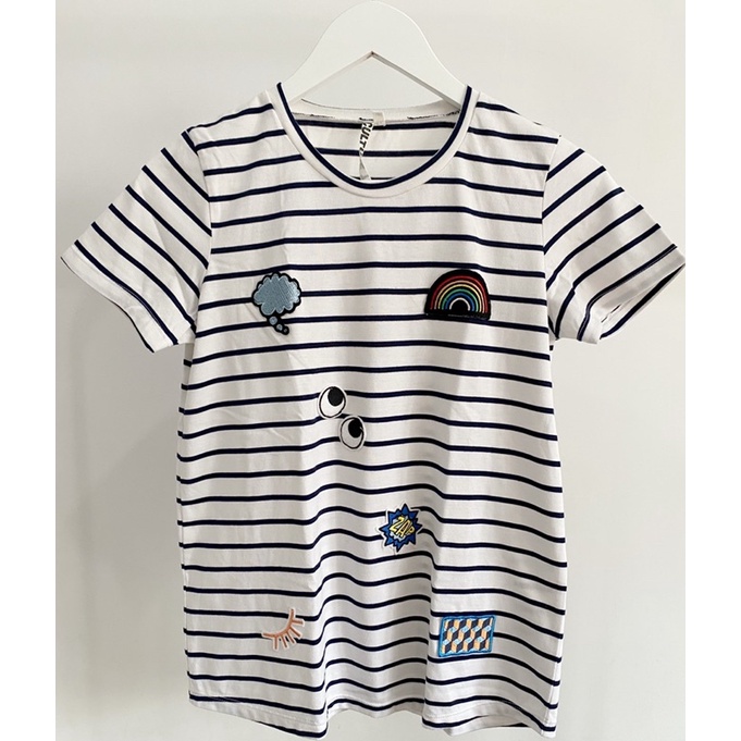 Culture Tribe - Stripe Patch T-shirt