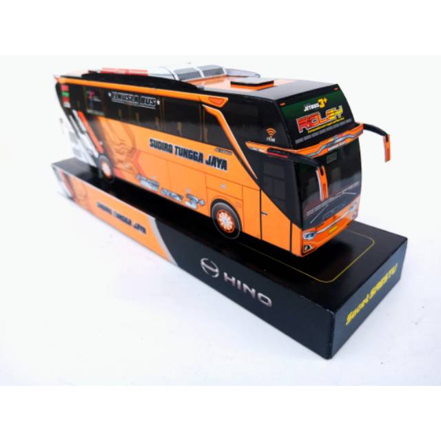 MINIATUR BIS BUS SUDIRO PAPERCRAFT BUS STJ ATJSUDIRO Tungga JayaRIDLEY