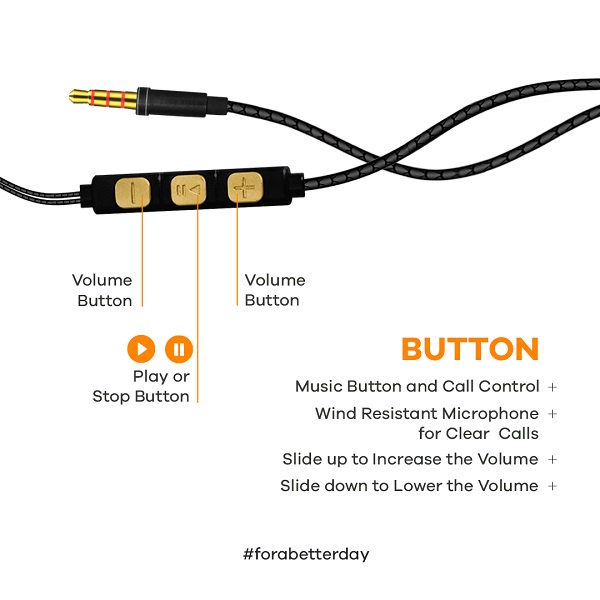 Headset Earphone JETE HX6 - Garansi 2 Tahun Rusak Tukar Baru