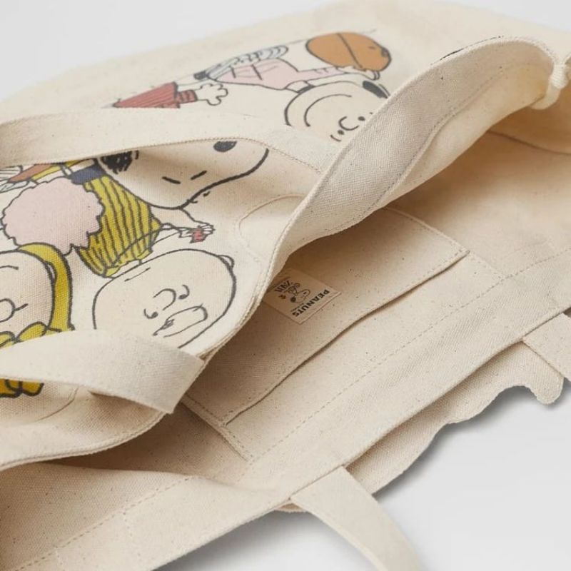 ZRA PEANUTS TOTE BAG
