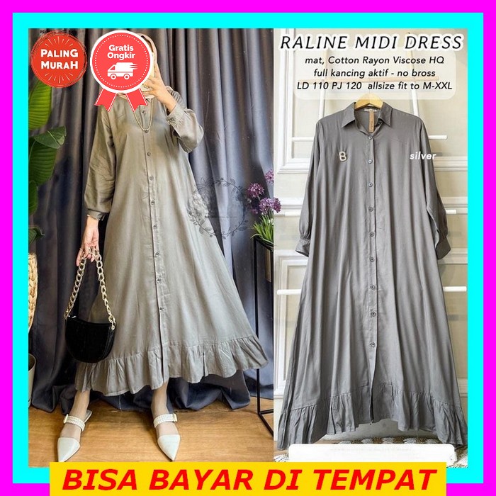 Baju Gamis Brukat Wanita Remaja Terbaru 2022 Maxy Pricila Model Kekinian Edisi Lebaran Bahan Brokat 