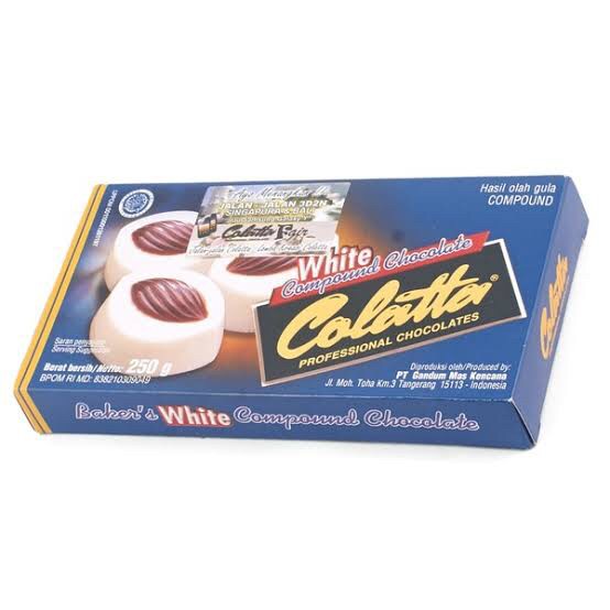 COLATTA White Compound Chocolate Coklat Batangan Putih 250 gr