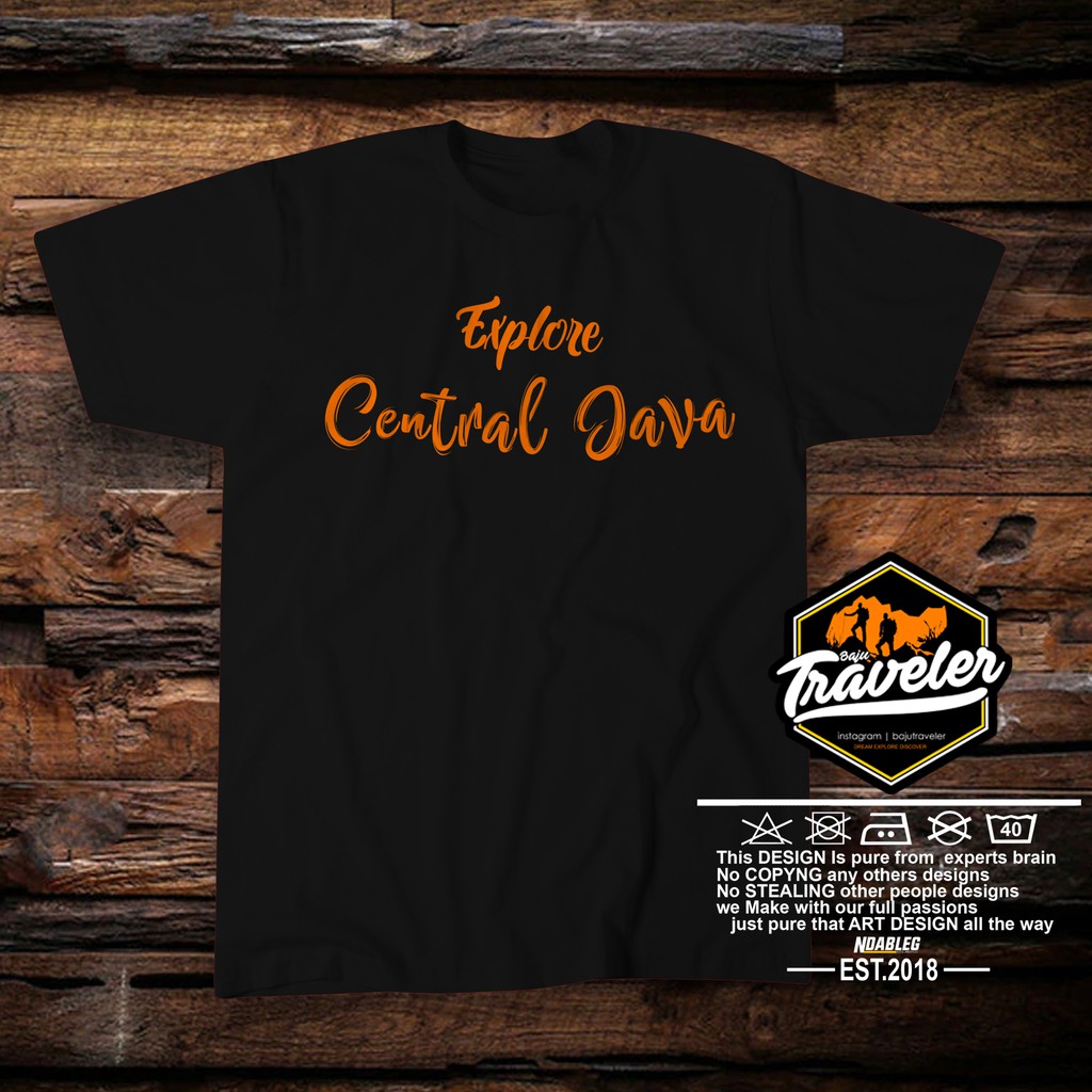 kaos explore central java explore jawa tengah