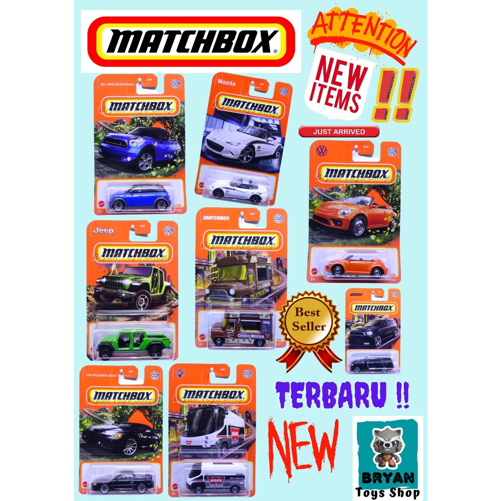 Matchbox MBX Mini CountryMan Ford Interceptor Ice Cream King Mitsubishi Audi Bebas Pilih Varian Murah Original