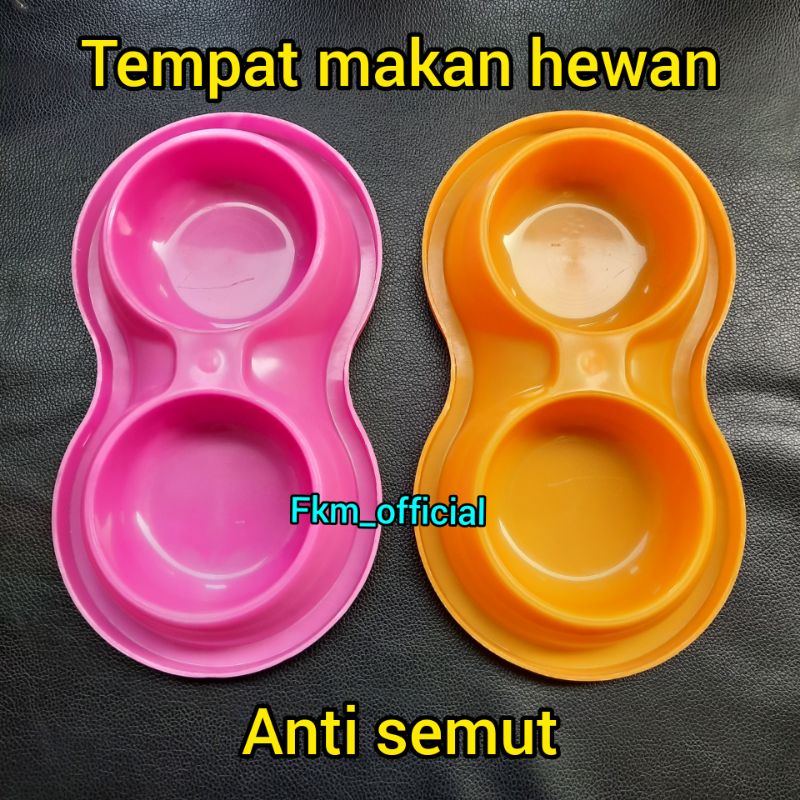 Tempat pakan hewan dobel anti semut