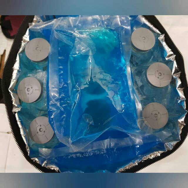 C65 Paket Hemat Tas Asi + 6 botol + 5 blue ice gel Vero S1 / Tas Perlengkapan Asi Asip