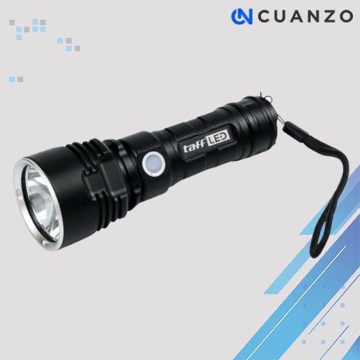 Senter LED USB Rechargeable XLM-L2 25W 1000 Lumens / Police Senter LED Flashlight Waterproof 3W /  Senter LED Gunung Outdoor Cas Casan Charger Usb Besar Zoom Swat Police Super Terang Jarak Jauh Anti Air Tahan Air Awet Berburu Batre Baterai Tahan Lama