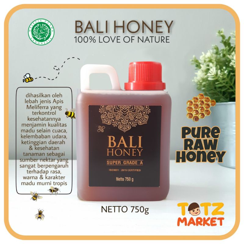 

Madu Bali Honey 750 ml - PURE RAW HONEY ( Wild Flower )