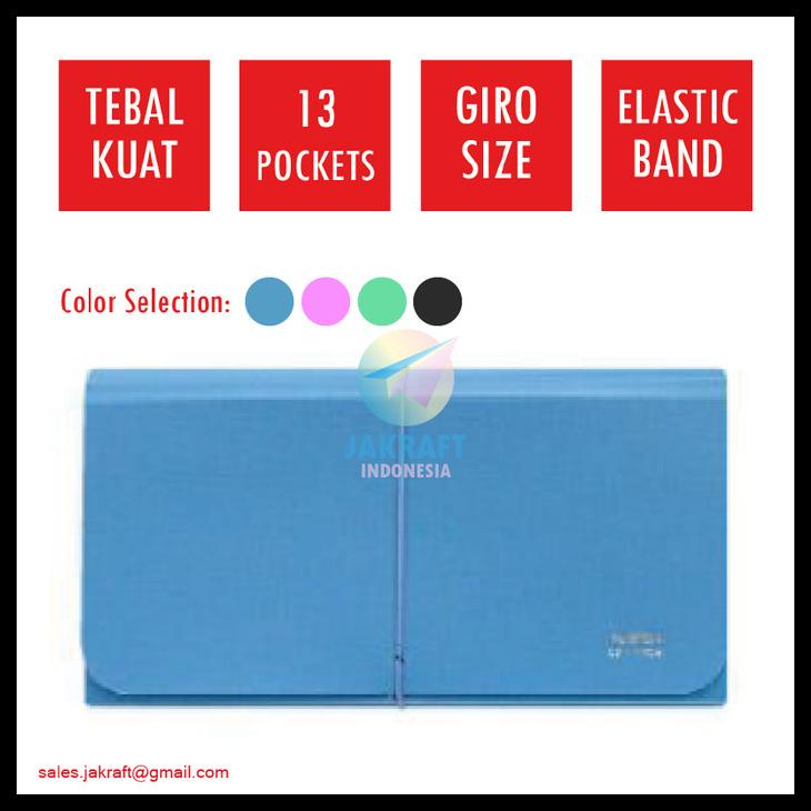 

Map Dompet Plastik Expanding File Giro Cek Kenko Joyko Bantex Ef-840Sc Kode 1292