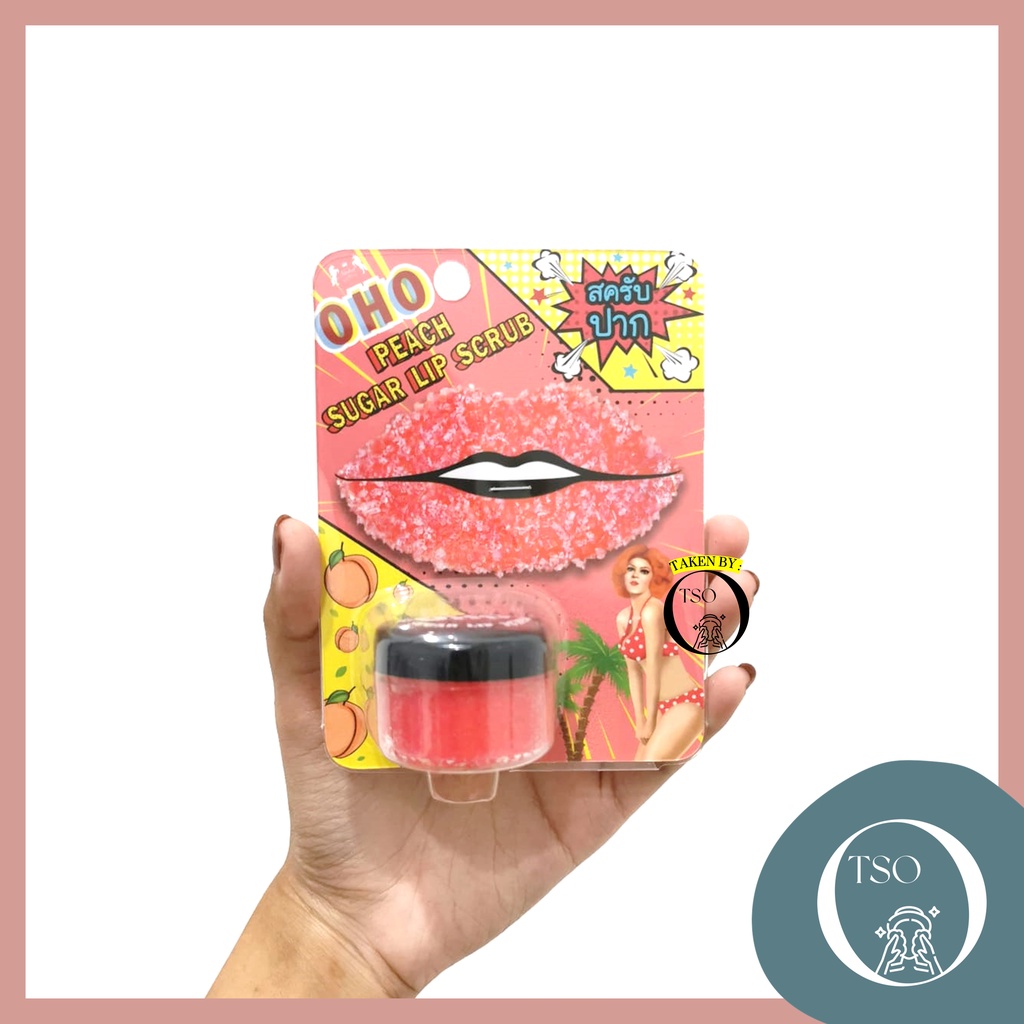 OHO SUGAR LIP SCRUB - SCRUB PERAWATAN BIBIR