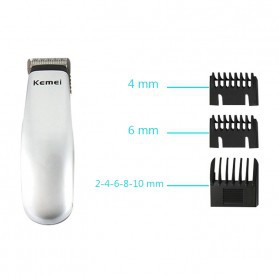 Kemei Alat Cukur Elektrik Hair Trimmer Shaver - KM-666 - Black