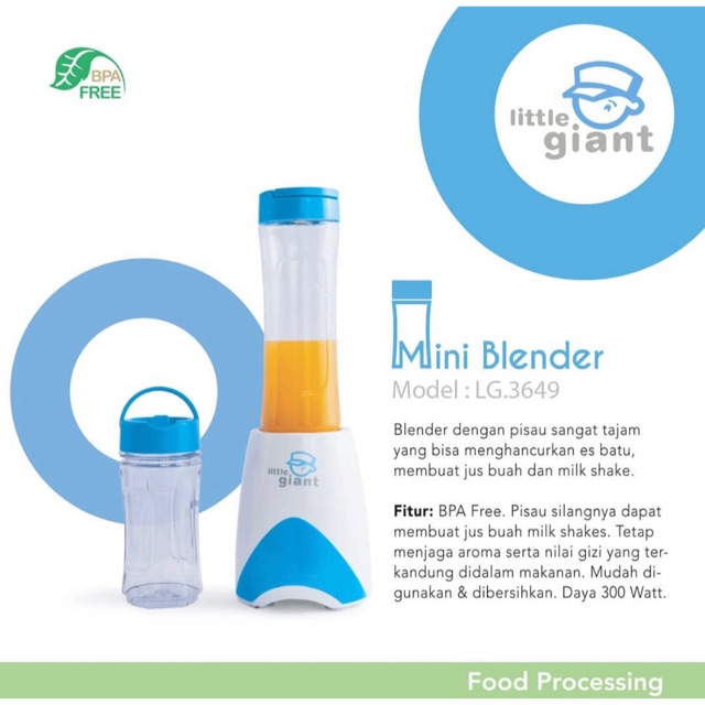 Little Giant Mini Blender LG.3649 - Blender Mpasi anak