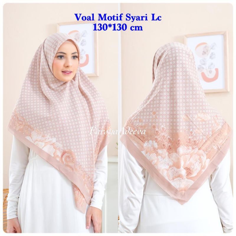 kerudung segiempat syari bisa seragam denaay dennay adeva shofa segi empat murah hijab segi empat sy