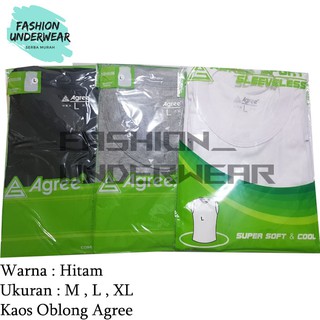 Jual KAOS OBLONG AGREE 005 TANPA LENGAN | 3 WARNA / KAOS OBLONG PRIA ...